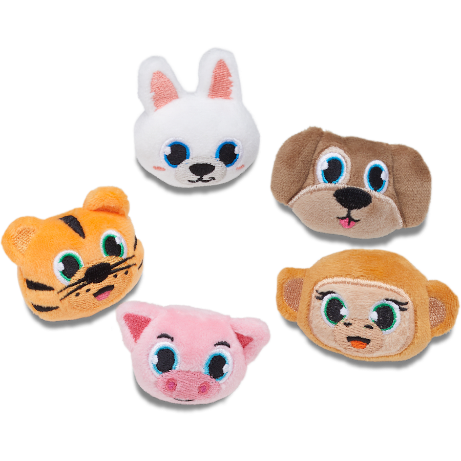 Crocs|Fuzzy Animal 5 Pack Jibbitz™ charms