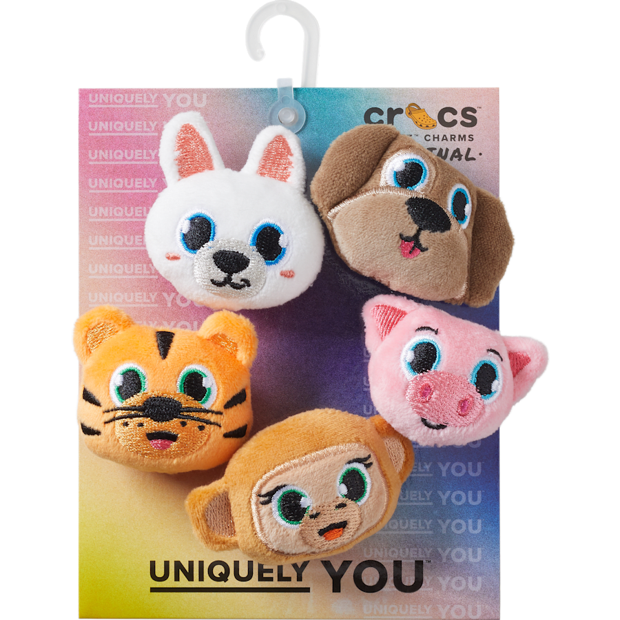 Crocs|Fuzzy Animal 5 Pack Jibbitz™ charms