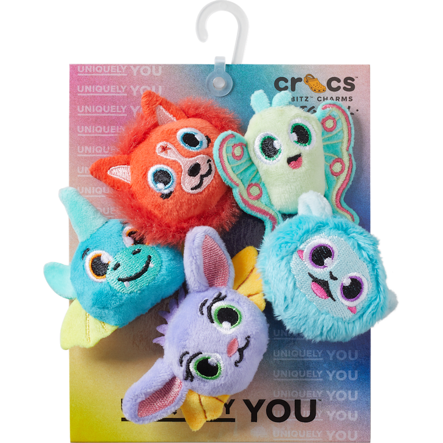 Crocs|Fuzzy Fantasy Animals 5 Pack Jibbitz™ charms