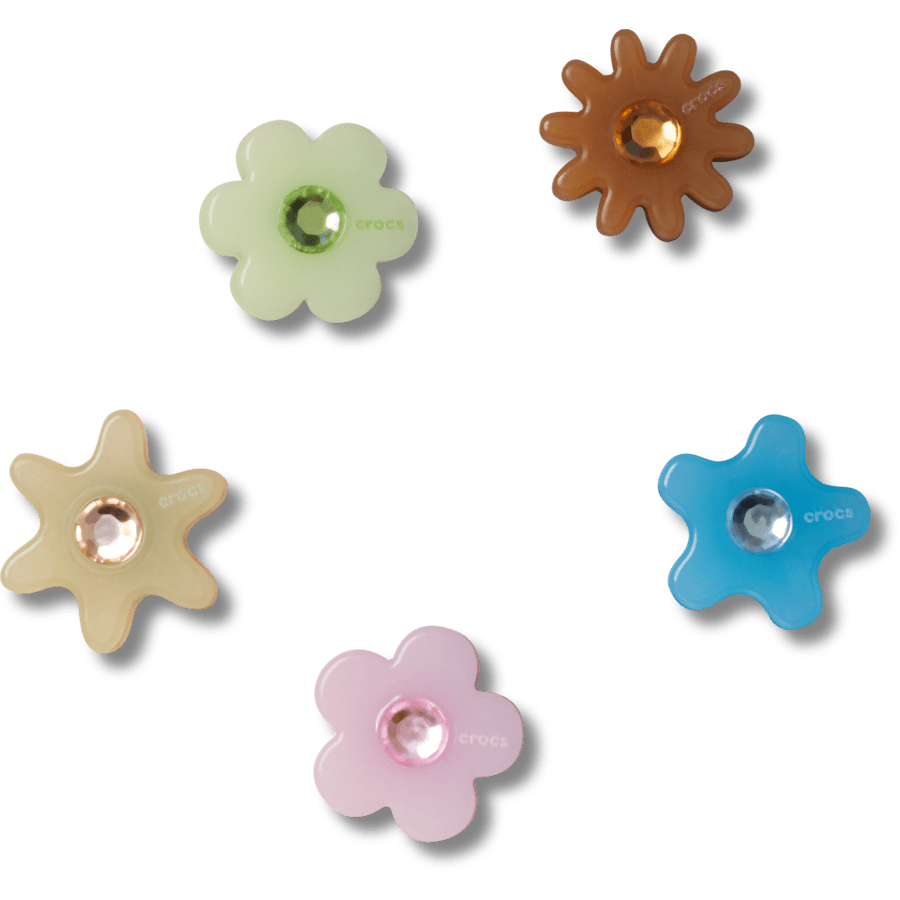 Crocs|Enlighten Flower 5 Pack Jibbitz™ charms