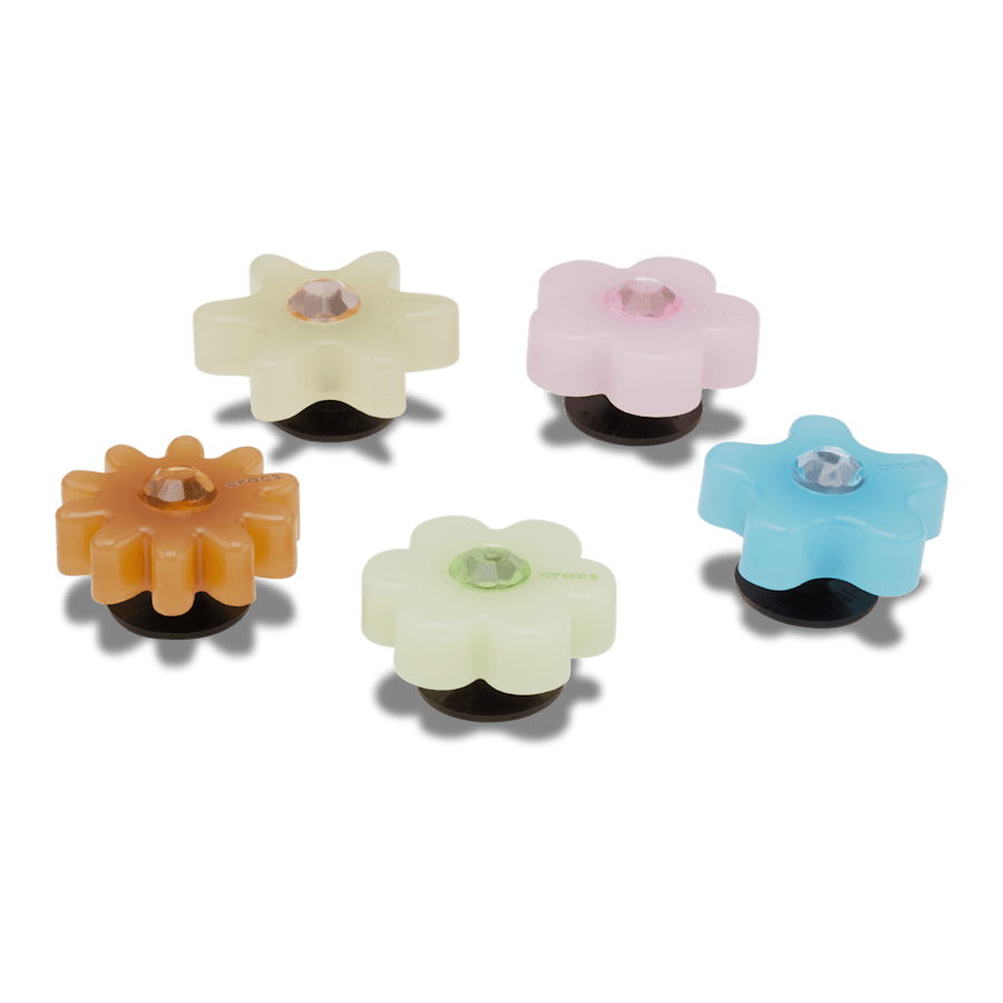 Crocs|Enlighten Flower 5 Pack Jibbitz™ charms