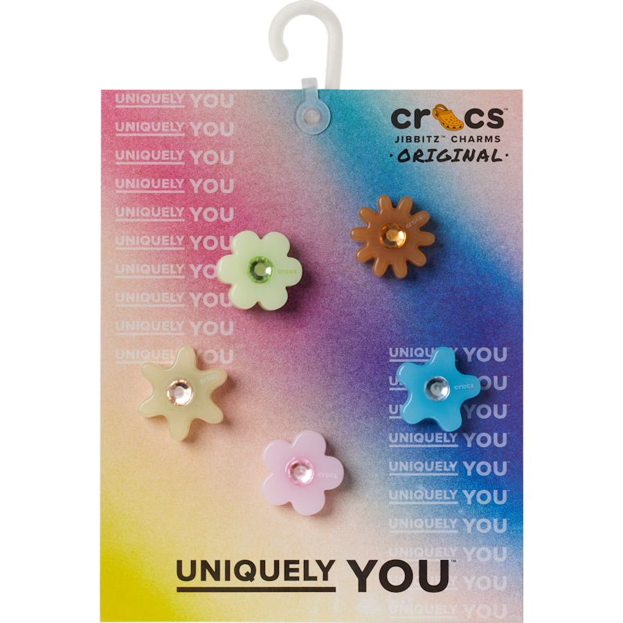 Crocs|Enlighten Flower 5 Pack Jibbitz™ charms