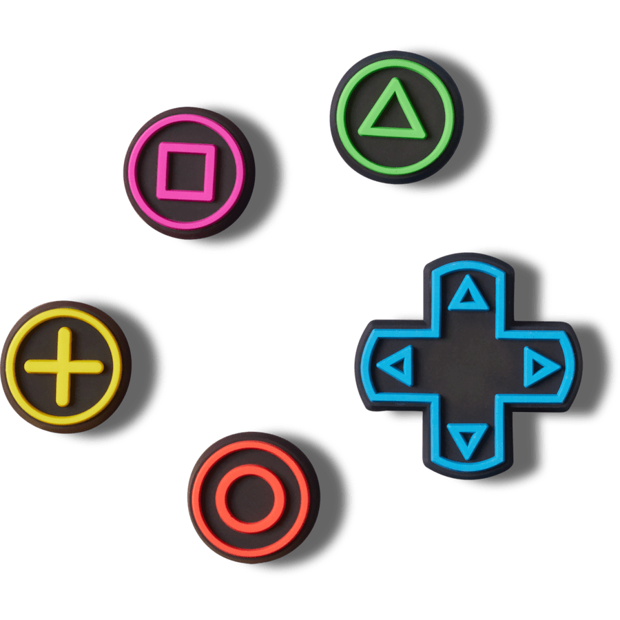Crocs|Game Controller 5 Pack Jibbitz™ charms