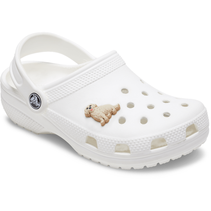 Crocs|b'Golden Retriever Puppy Jibbitz Shoe Charm'