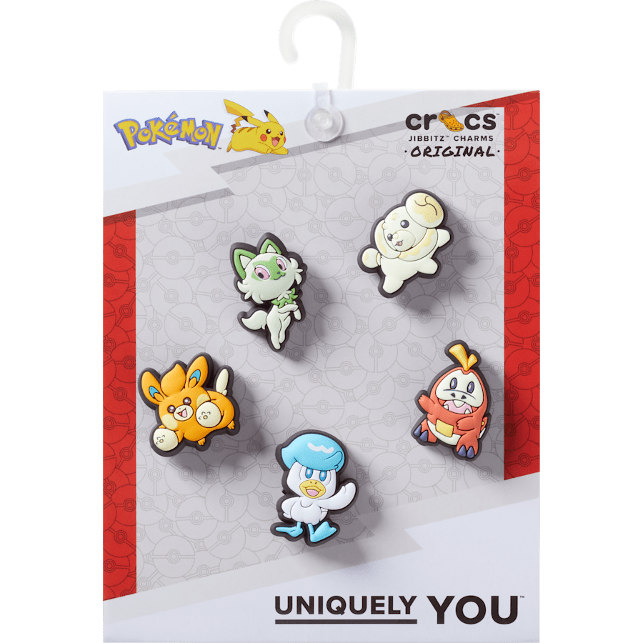 Crocs|Pokemon Paldea 5 Pack Jibbitz™ charms