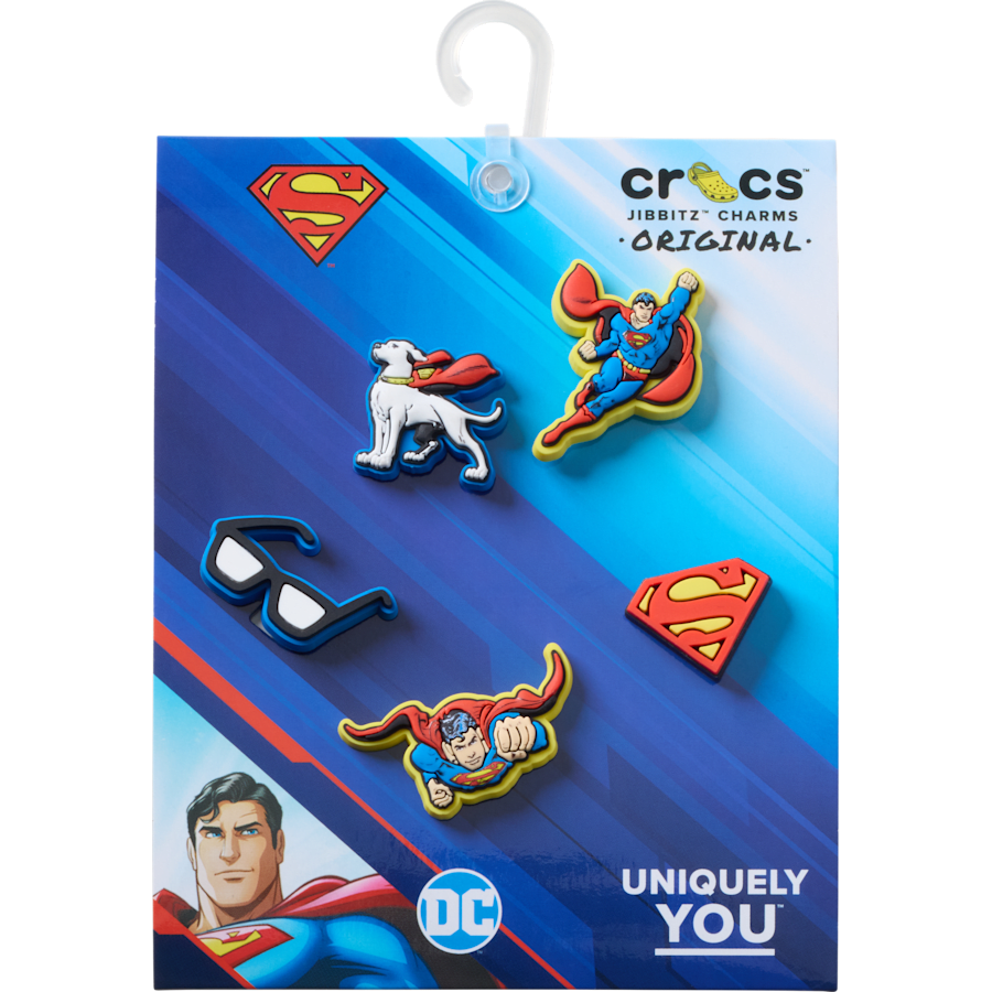 Crocs|Superman 5 Pck Jibbitz™ charms