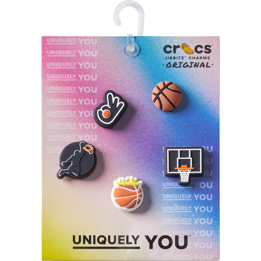 Crocs|Basketball Team 5 Pack Jibbitz™ charms