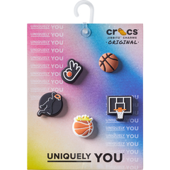 Crocs|Basketball Team 5 Pack Jibbitz™ charms