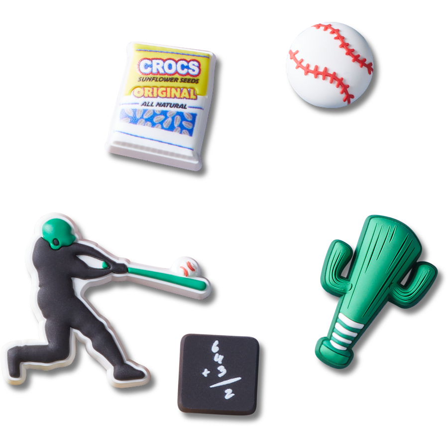 Crocs|Baseball Team 5 Pack Jibbitz™ charms