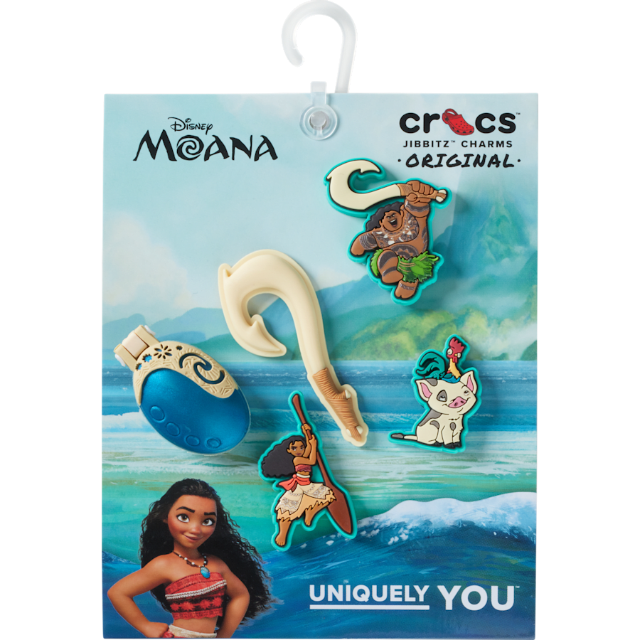 Crocs|Disney Moana 5 Pack Jibbitz™ charms