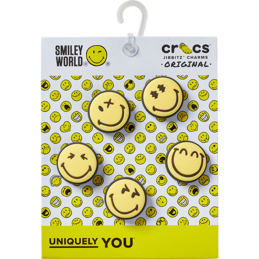 Crocs|Smileyworld 5Pck Jibbitz™ charms