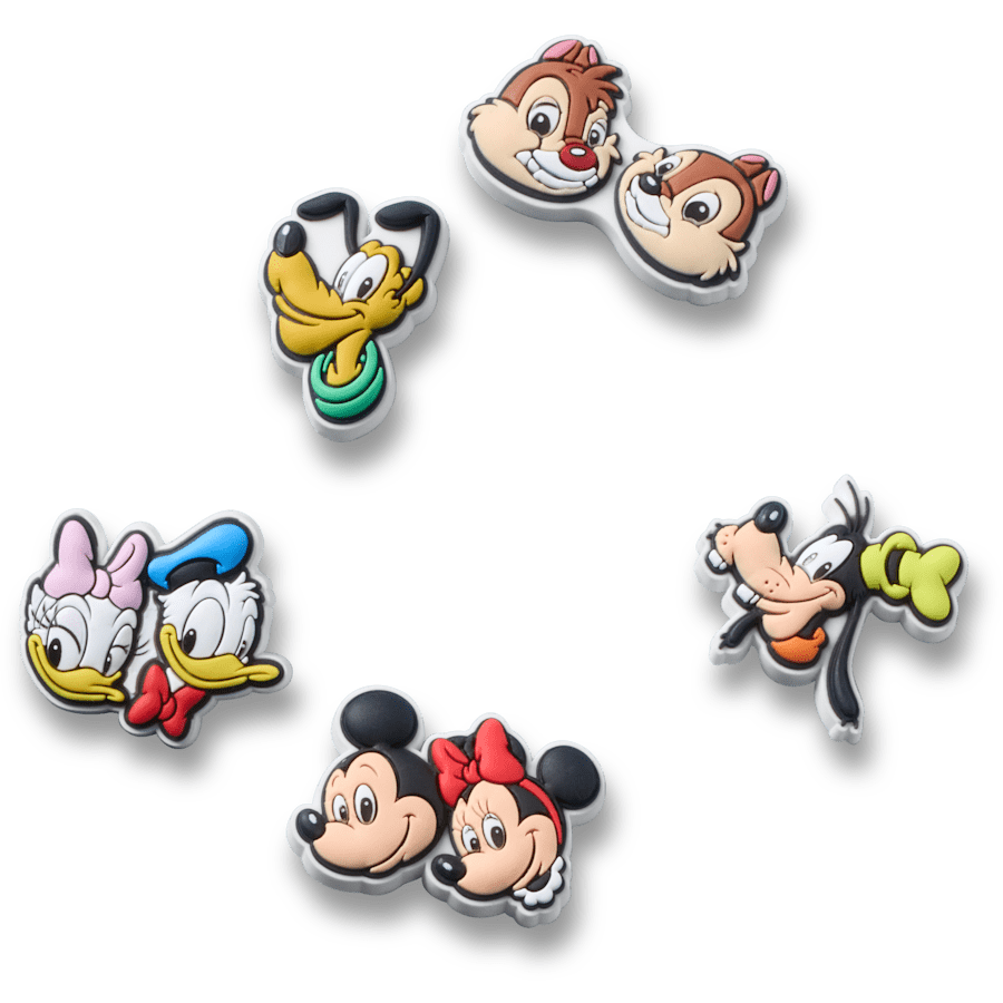 Crocs|Mickey and Friends PVC 5 Pack Jibbitz™ charms
