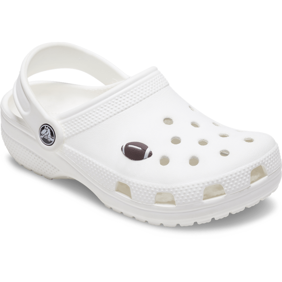Crocs|Textured Football Jibbitz™ charms