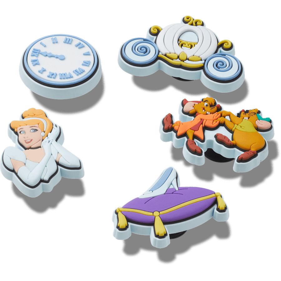Crocs|Cinderella 5 Pack Jibbitz™ charms
