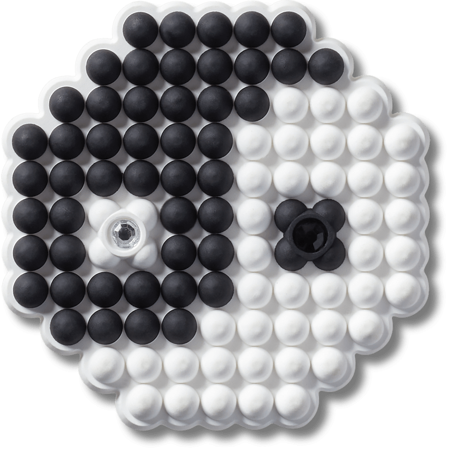 Crocs|Beaded Ying and Yang Jibbitz™ charms