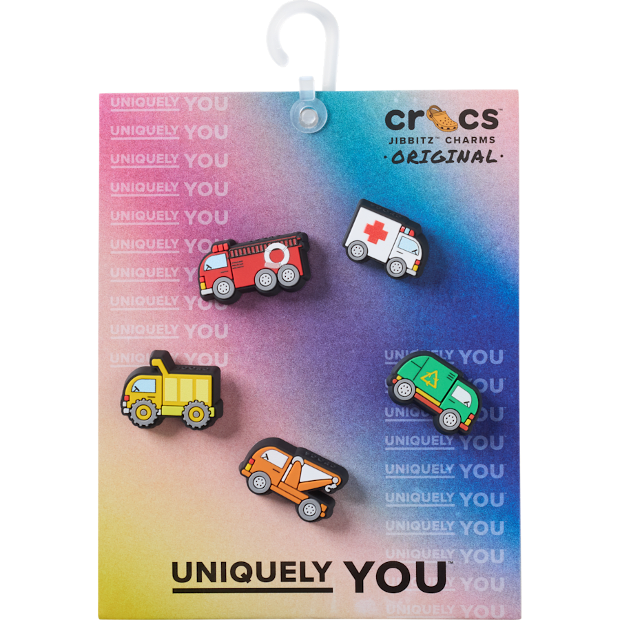 Crocs|Tiny Work Trucks 5 Pack Jibbitz™ charms
