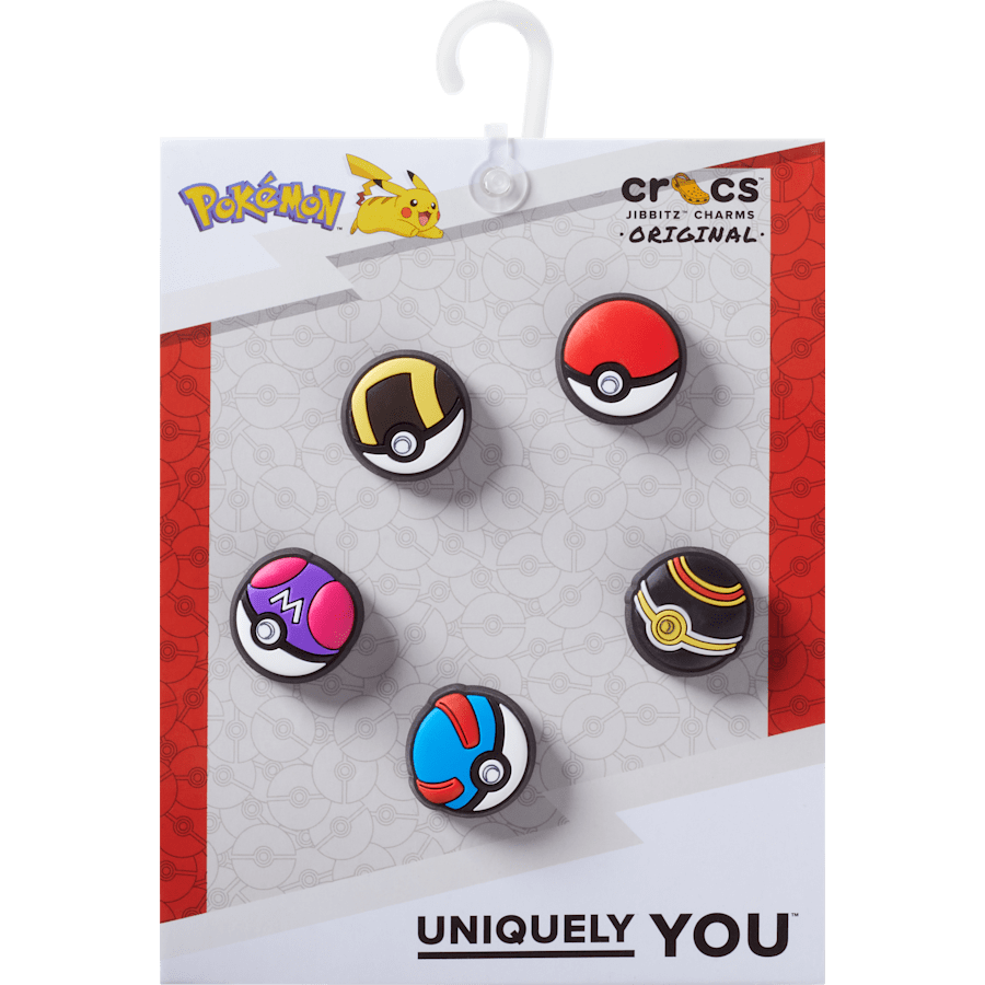 Crocs|Poke Ball 5 Pack Jibbitz™ charms