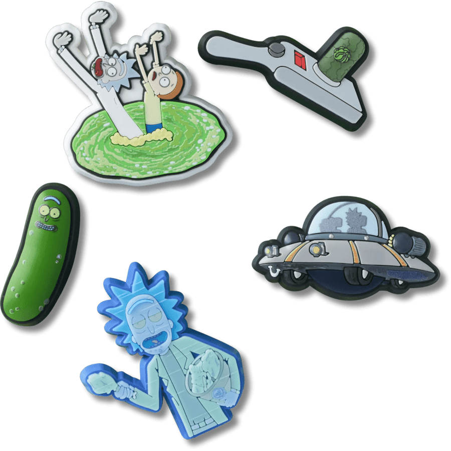 Crocs|Rick and Morty 5 Pack Jibbitz™ charms