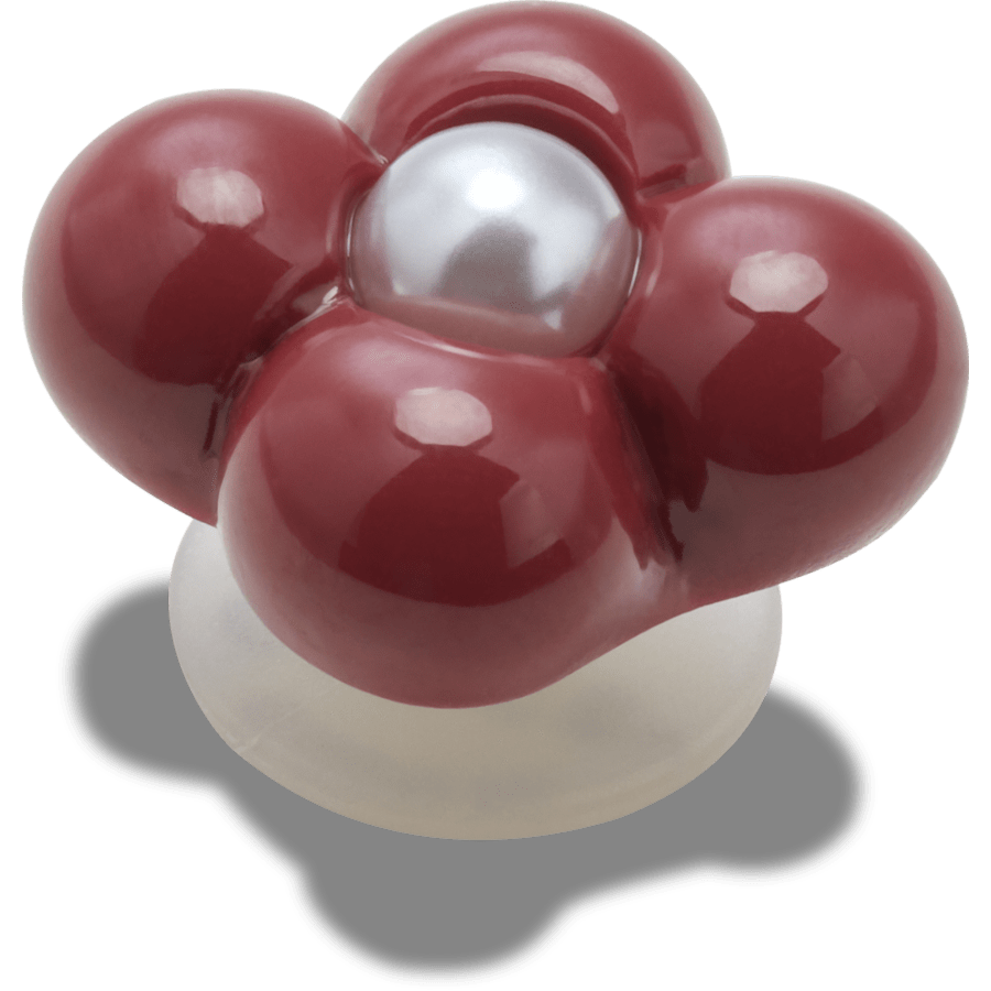 Crocs|Expressive Floral Maroon Jibbitz™ charms