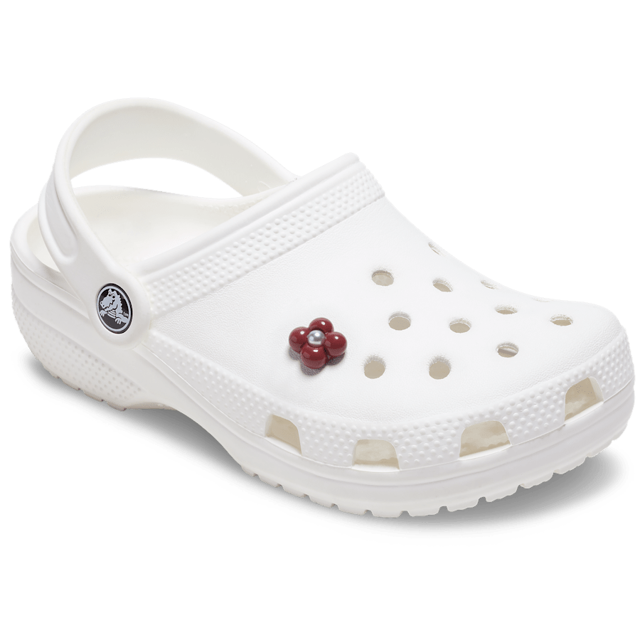 Crocs|Expressive Floral Maroon Jibbitz™ charms