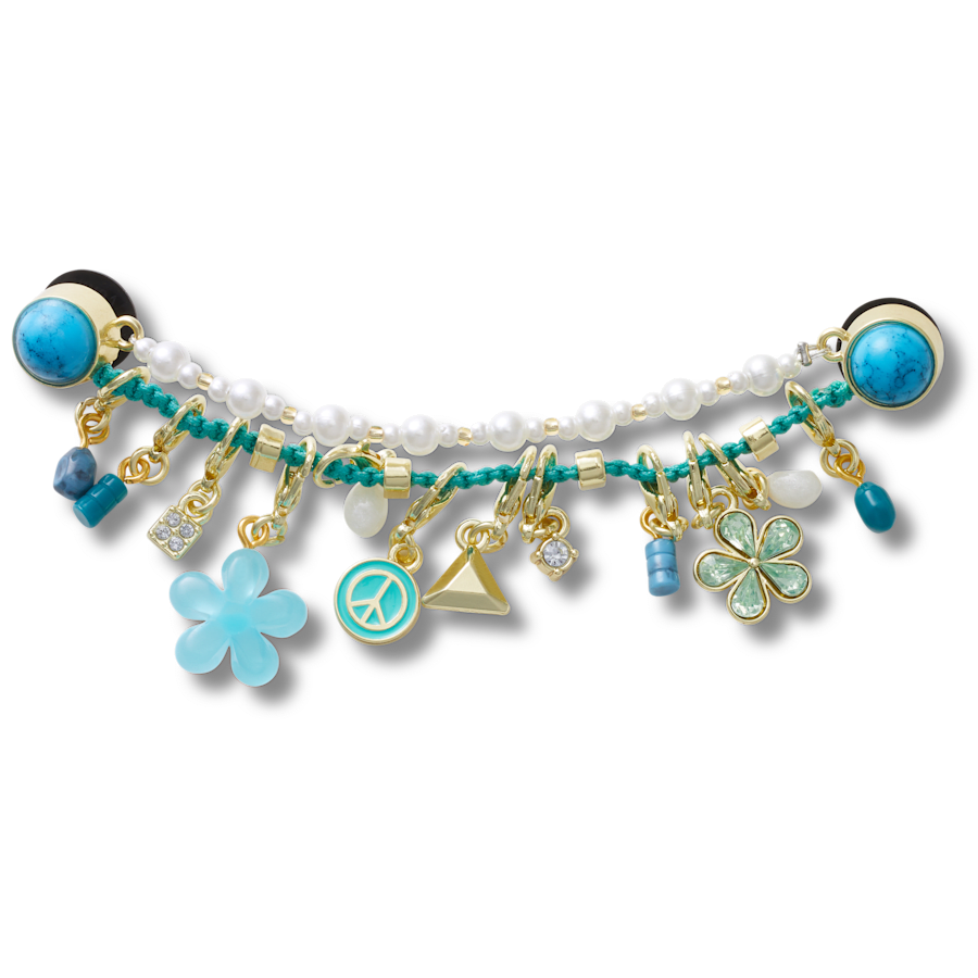 Crocs|Blue Adjustable Charm Chain Jibbitz™ charms