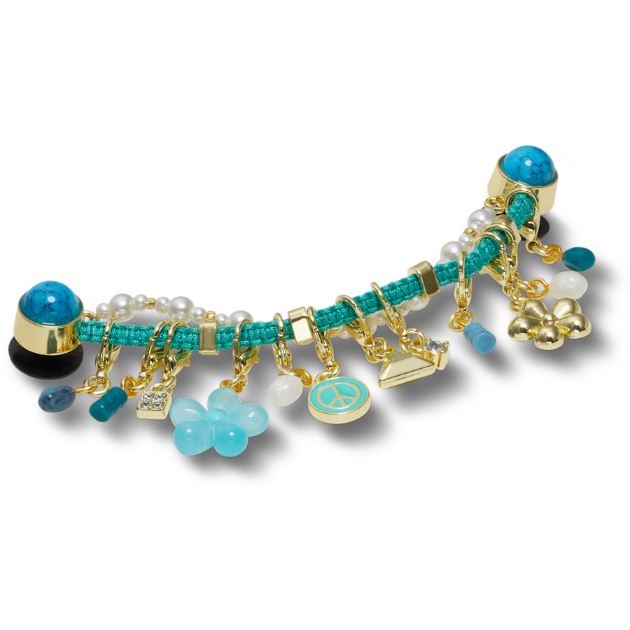 Crocs|Blue Adjustable Charm Chain Jibbitz™ charms