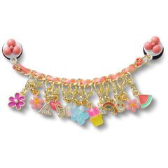 Crocs|Pink Adjustable Charm Chain Jibbitz™ charms