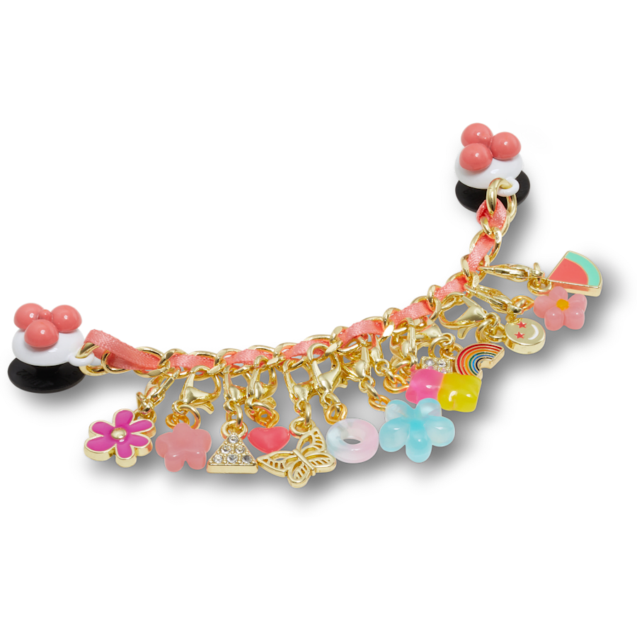 Crocs|Pink Adjustable Charm Chain Jibbitz™ charms
