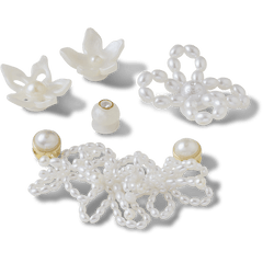 Crocs|White Pearl Beaded 5 Pack Jibbitz™ charms