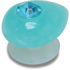 Crocs|Aquamarine March Birthstone Collection Jibbitz™ charms