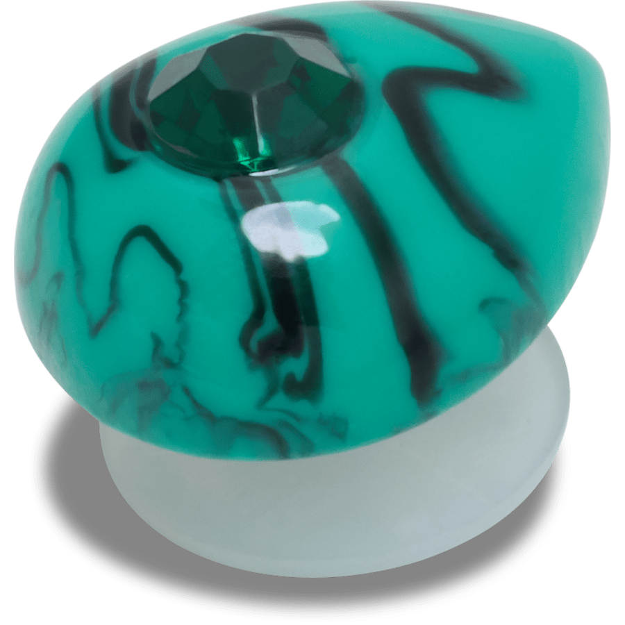 Crocs|Emerald May Birthstone Collection Jibbitz™ charms