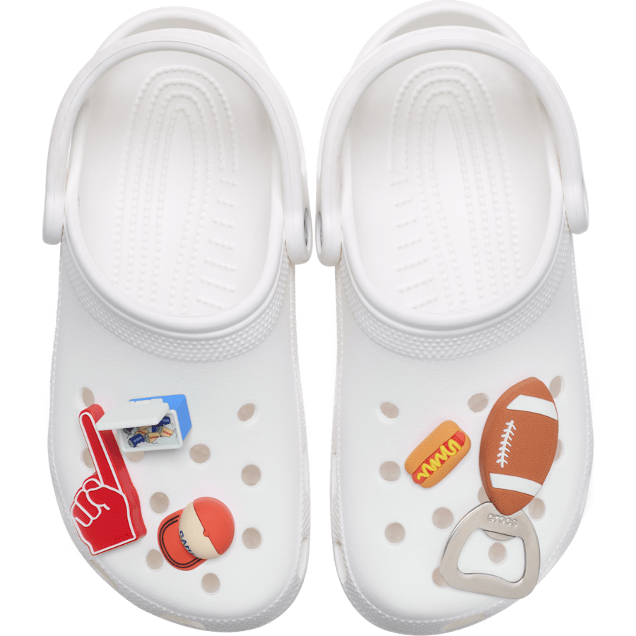 Crocs|Tailgate 5 Pack Jibbitz™ charms