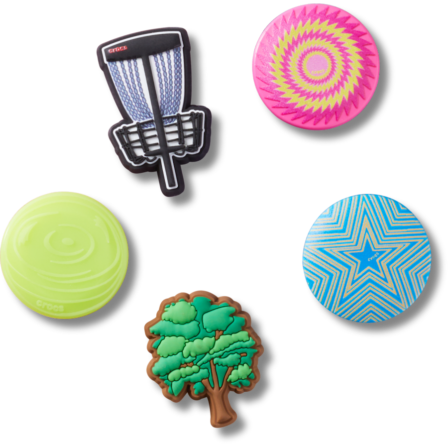 Crocs|Disc Golf 5 Pack Jibbitz™ charms