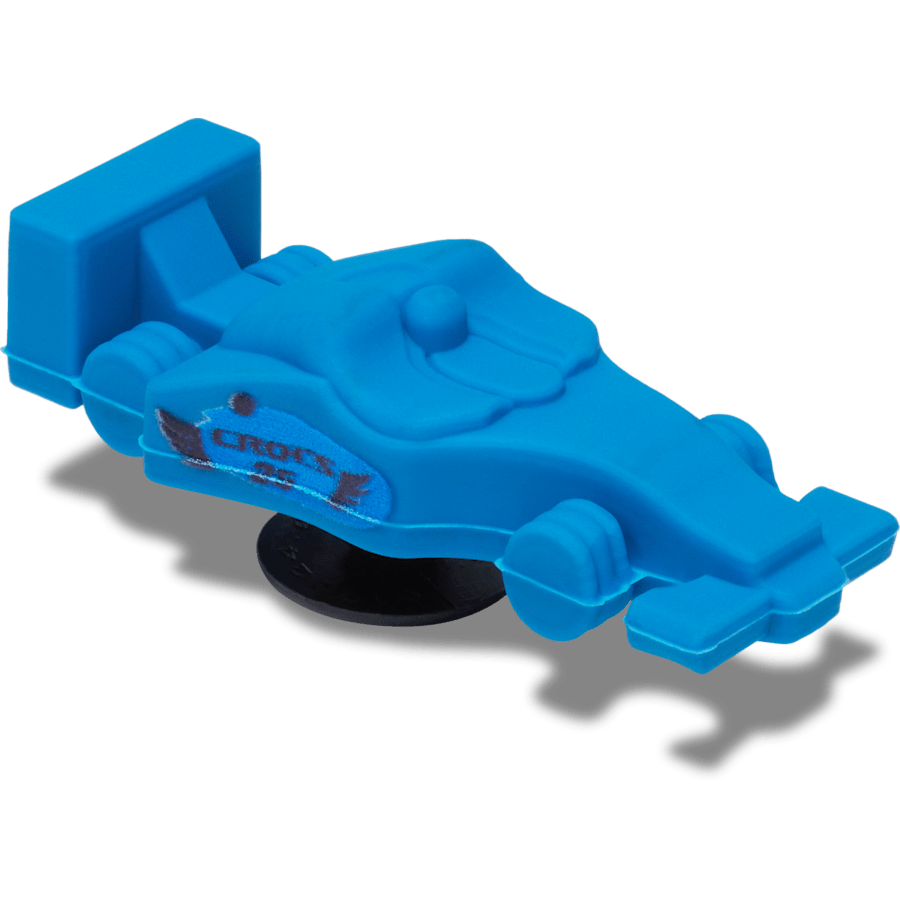 Crocs|3D Blue Race Car Jibbitz™ charms