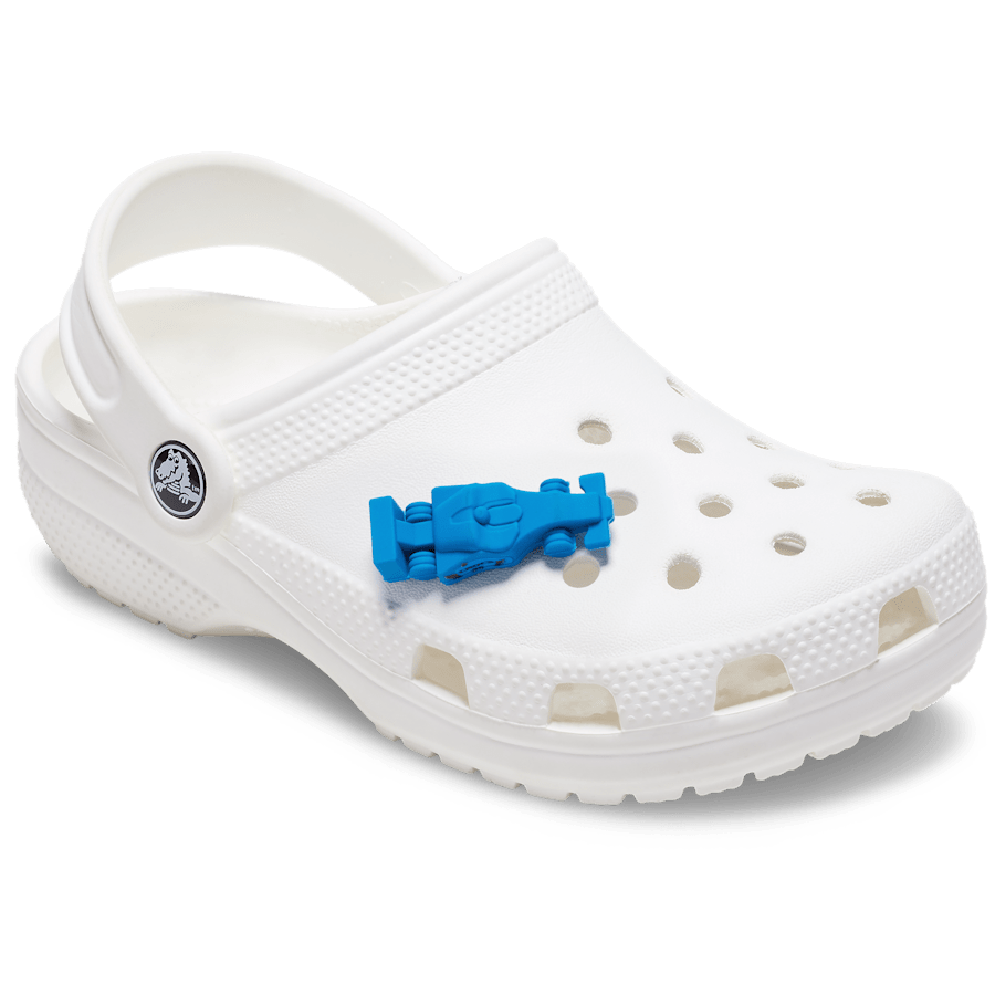 Crocs|3D Blue Race Car Jibbitz™ charms