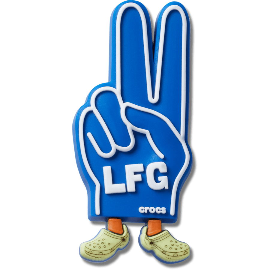 Crocs|LFG Foam Peace Sign Jibbitz™ charms
