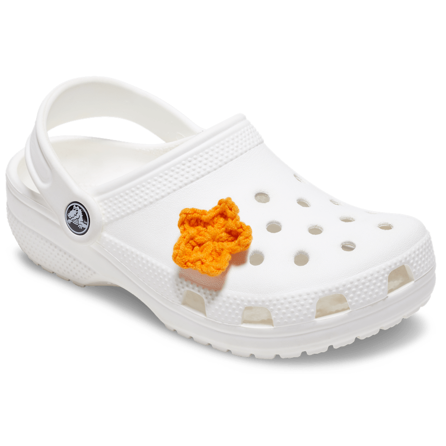 Crocs|Crafted Crochet Orange Star Jibbitz™ charms