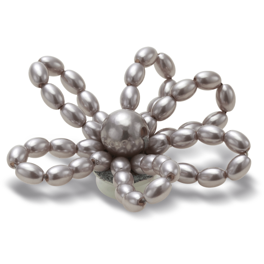 Crocs|Grey Pearl Beaded Daisy Jibbitz™ charms
