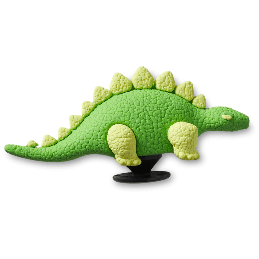 Crocs|3D Green Dino with Scales Jibbitz™ charms