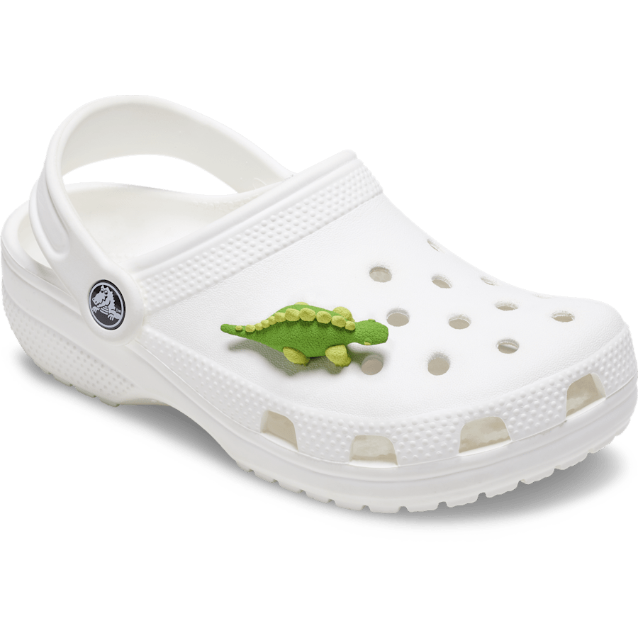 Crocs|3D Green Dino with Scales Jibbitz™ charms