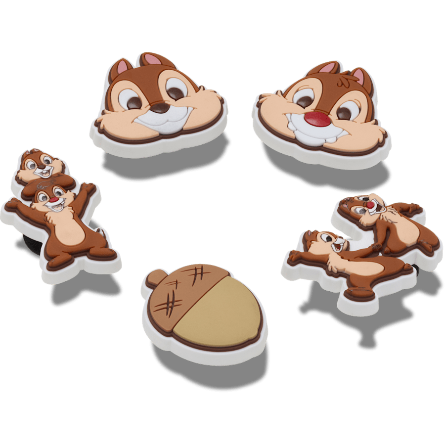 Crocs|Disney Chip n Dale 5 Pack Jibbitz™ charms