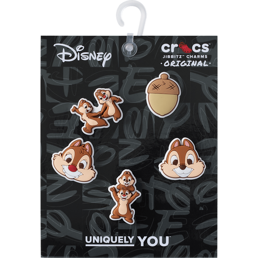 Crocs|Disney Chip n Dale 5 Pack Jibbitz™ charms