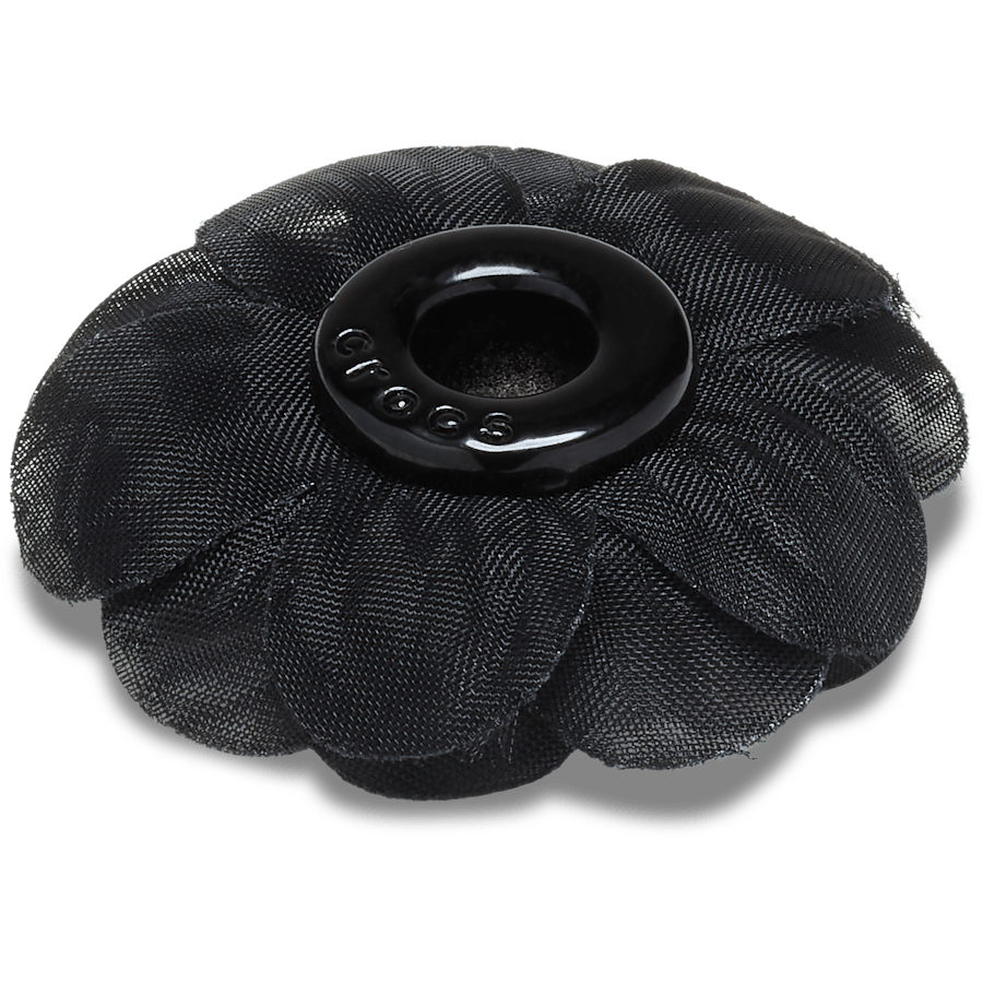 Crocs|Black Chiffon Grommet Jibbitz™ charms