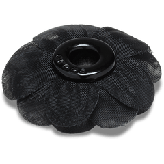 Crocs|Black Chiffon Grommet Jibbitz™ charms