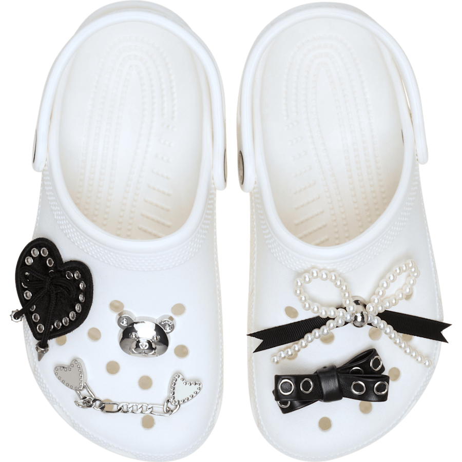 Crocs|Indie Luxe Silver 5 Pack Jibbitz™ charms