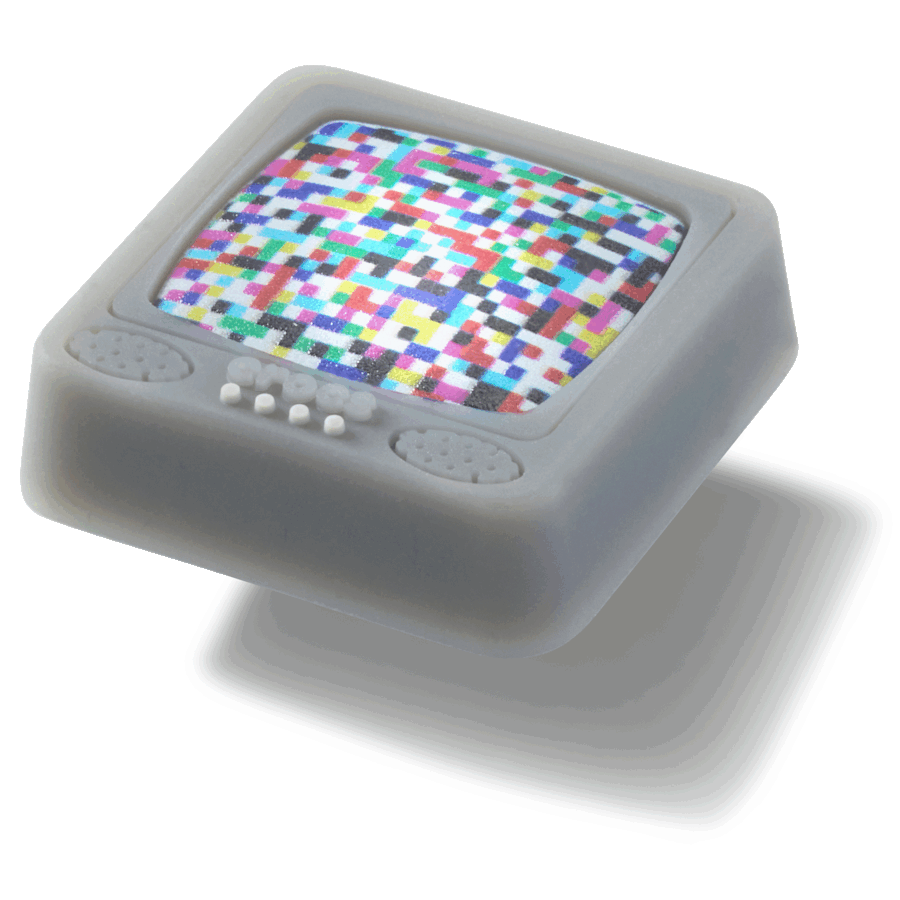 Crocs|Lights Up Pixelated TV Jibbitz™ charms