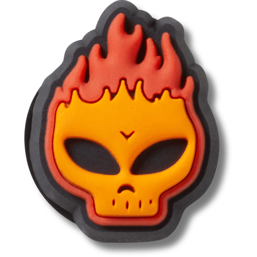 Crocs|Flaming Skull Jibbitz™ charms