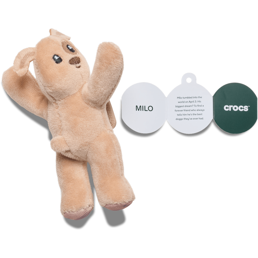 Crocs|Huggitz Brown Puppy Jibbitz Shoe Charm