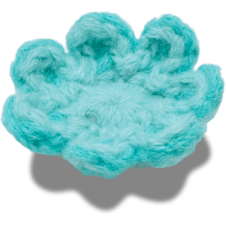 Crocs|Crochet Blue Flower Jibbitz™ charms