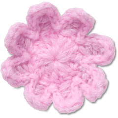 Crocs|Crochet Light Pink Flower Jibbitz™ charms
